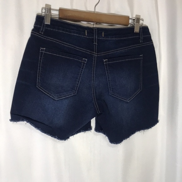 Vintage America Boho Jean Shorts Size 2/26 - Picture 3 of 12